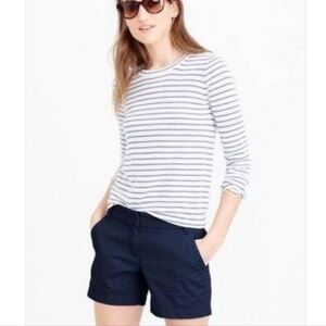J. Crew Navy Shorts (Inseam 5”) Cotton-Spandex.  Like New!